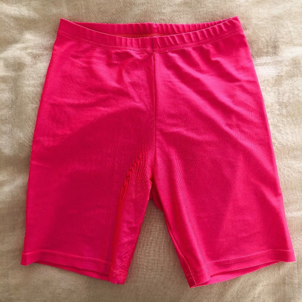 Hot Pink American Apparel Biker Shorts
